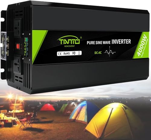 8000W 10000W 12000W Convertitore sinusoidale puro 12V 24V 48V DC a 110V 220V 230V Convertitore Famiglia RV Off Grid Sistema Solare Presa AC Auto per Veicolo Viaggi su Strada Campeggio (4000W