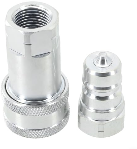Acoplamiento rápido hidráulico ISO 7241-A NPT Conector de liberación rápida para maquinaria de construcción agrícola 1/4 3/8 1/2 3/4 acoplamiento conector hembra acero al carbono, acoplamiento