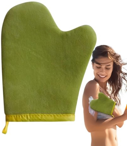 Guanto autoabbronzante, applicatore per lozione abbronzante, ampia copertura istantanea, miscelazione precisa per famiglia, corpo, viso, donne, applicazione graduale
