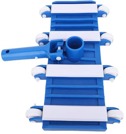 Qudinip Testa del Vuoto Piscina Pesante, Cleaner Polsolvenza con Ruote con Ruote, per Vari Tipi di Piscina
