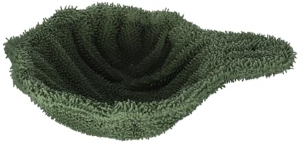 VICASKY Cat Tree Hammock Nest Replacement with Flannel and Steel Materials, Easy Installation, Encourages Natural Behaviour, Elegant Green Nest Style for Indoor Cats, Comfortable Hanging