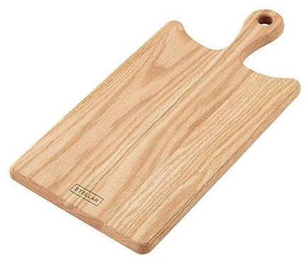 Stellar Kitchen Pure Oak Chopping Board - 47 x 23 x 2 cm, 100% Natural Oak & Knife-Friendly Surface Cutting Board