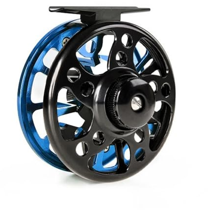 Metall Fliegenrolle Fliegenfischen Rolle Aluminium Legierung Schwungrad 3/4 5/6 7/8 WT 2 + 1BB CNC Maschine Geschnitten Reel 8kg Drag Forelle Fly Fishing Tackle(Blue,3000 Series)
