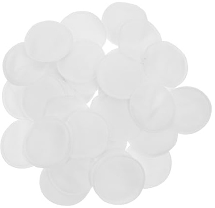NOLITOY Discos de Algodón Desmaquillantes Doble Cara para Limpieza Facial, 100 Piezas, Color Blanco, Suaves y Aptos para Tejido Sensible en Rutina de Belleza en Casa
