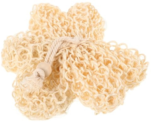 DECOMELODY Bola de Baño de Sisal Natural Exfoliante Esponja Corporal de Ducha Espumosa para Eliminar Células Muertas Masaje y Limpieza Profunda para Piel y Renovada Diseño Ergonómico