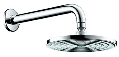 hansgrohe Raindance S 240 Air wassersparender Duschkopf, Kopfbrause für Wandmontage, Chrom, 1 Strahlart (RainAir) mit Wassersparfunktion