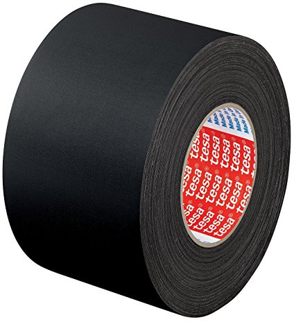 TPF Comercial 0007698135050 - Cinta tesa (caucho natural, 50 m x 50 mm) color negro