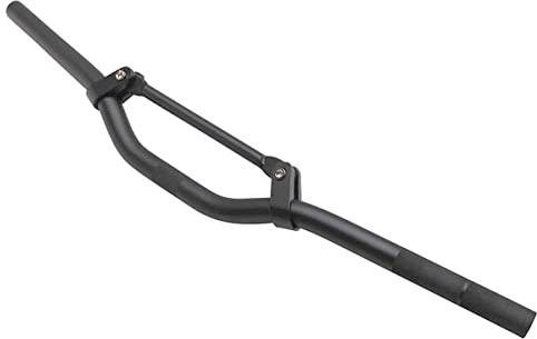 GUIDON SCOOT REPLAY STREET ALU NOIR MAT L625MM AVEC BARRE DE RENFORT (H40MM SOUS BARRE)