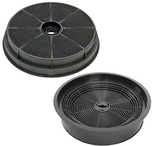 SPARES2GO Carbon Charcoal Vent Filter for CDA Cooker Extractor Hood (Pack of 2 Filters)