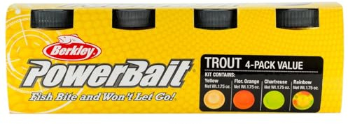 Berkley Surtido de cebos para truchas Unisex BTBMP-AST1 PowerBait, Multicolor, Talla única