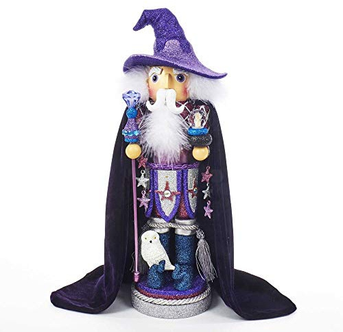Kurt S. Adler Hollywood Purple Wizard, 45,7 cm Nussknacker, Holz, Violett, 18in