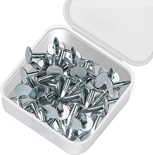 100pcs Chiodi di copertura Feltro Clout Chiodi per Capannoni di Legno Case Estive All'aperto