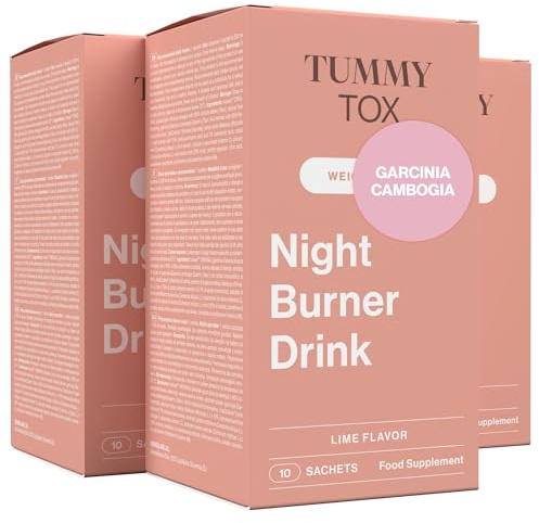 TummyTox Night Burner Drink. Cholin, Zitronenmelisse, Inulin, Vitamine