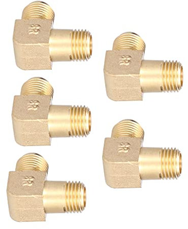 Racores de Manguera, Mudo Accesorios Eléctricos Compresores de Aire Codo Neumático 1/4 X 1/4 14 Mm para Trabajador de Mantenimiento para Compresor para Acondicionador(#1)