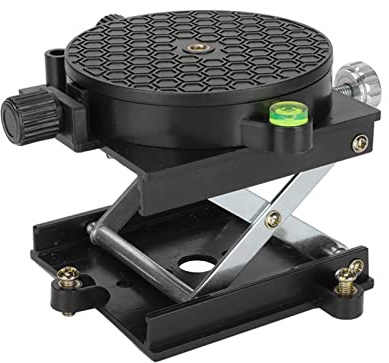 01 02 015 Labor-Hebebühne 6,3 cm (2,56 Zoll), Scherenwagenheber, ausziehbar, um 360 ° drehbar, automatische Nivellierhalterung, Feineinstellung