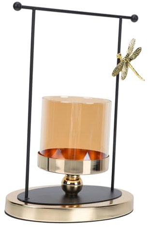 NOLITOY Adornos para Candelabros De Libélula Candelabro Exquisito y Decoración De Mesa Hogar para Salas De y Comedores