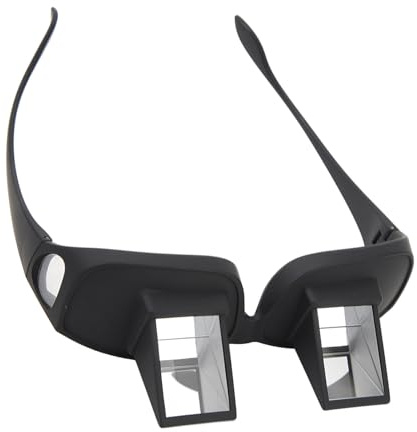 Gafas de Prisma de Cama Gafas Espejo Horizontal Gafas Perezosas Gafas para Lectores Prisma de Alta Definición de 90 Grados Periscopio Acuéstese Anteojos para Acostarse Leer Mirar