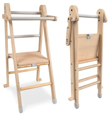 Montessori torre di apprendimento pieghevole in legno FSC