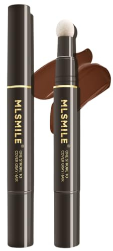 Root Touch Up - Dark Brown Root Touch Up Stick Dark Borwn Hairline Powder Grey Hair Cover Up Semi Permanent Hair Dye Temporary Brush Waterproof Long Lasting Grey Hair Coverage Beard (Dark Brown)