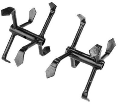 Accesorios para cortacésped rueda de aflojamiento de zanjeo deshierbe para arado profundo herramienta de repuesto universal extraíble (C)