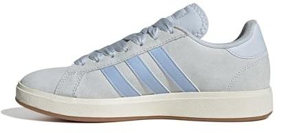 adidas Women's Grand Court Base 00s Shoes, Halo Blue/Glow Blue/Chalk White, 6 UK