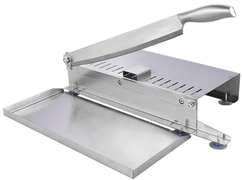 WATIIFUFU Cortadora De Carne Manual Cuchillo Para Trinchar De Acero Inoxidable Cortadora De Costillas y Pollo Para Cortar Carne Congelada Casa