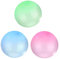 3 PCS Bubble Ball, Inflatable TPR Ball, Outdoor Fun Water Balloons, Bubble Balloons for Beach Garden Outdoor Party, Suitable For Boys And Girls (3 Colors)