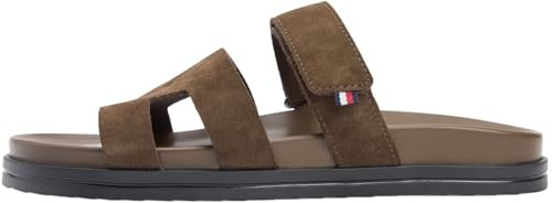 Tommy Hilfiger Homme Adjustable Premium Suede Sandal Fm0fm05774 Plates