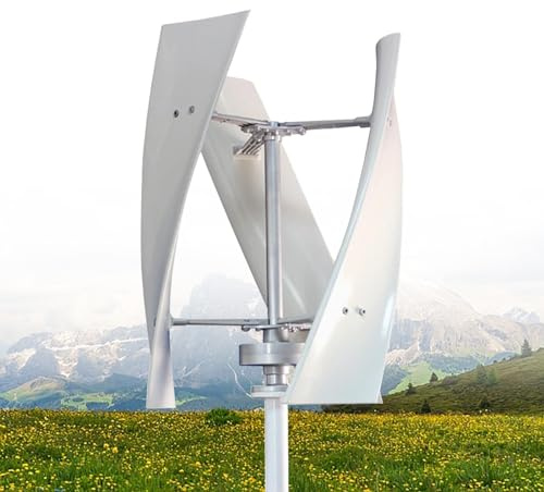 Kit generatore Eolico di Piccole Dimensioni da 400 W, 3 Pale CC 12 V/24 V con regolatore di Carica MPPT, Ideale per Uso Marittimo, Camper e Domestico - Soluzione efficiente per l'energia Rin