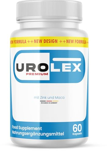 Urolex Premium Kapseln | für mehr Leidenschaft | mit L-Arginin, L-Citrullin und Maca | 60 Kapseln Inhalt