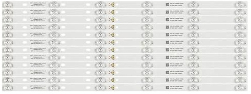 HCGX Tiras de retroiluminación LED repuesto for televisores 55, 4C-LB5506-YH10J, 55P10-3030FC, 55C715, 540 mm, 6, paquete 12(24PCS(2TV))