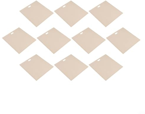 Gdfnmogo Lot de 10 sacs à grille-pain réutilisables en fibre de verre revêtue de PTFE résistants à la chaleur pour griller des sandwichs, du pain et le réchauffer, passent au four/micro-ondes/grill