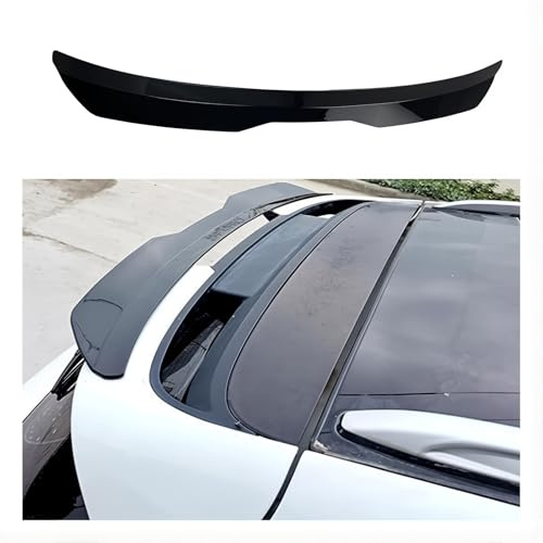 Aileron becquet arrière pour Peugeot 208 2012-2025 Noir Brillant de Coffre Aile Spoiler de Toit Hayon Wing Aile latérale Accessoires,B SUV