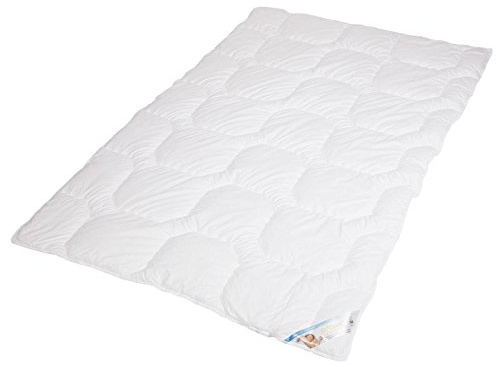 Softsan Sommerdecke Allergy Wash 135x200 cm Allergikergeeignet, Leichte Mikrofaser Bettdecke, Kochfest waschbar, Weiß, 100% Polyester