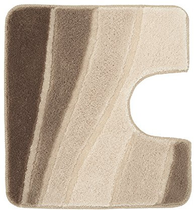 Meusch WC-Vorleger Ocean hellgrau 55 x 50 cm, Taupe