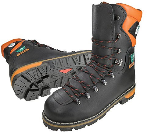 TREEMME Waldarbeiter Schnittschutzstiefel GR 47 Schnittschutz Klasse 2 S3