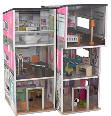 KidKraft 65883 - Modernes Stadthaus Deluxe, Puppen