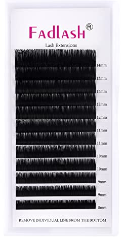 Individuelle Klassische 1:1 Wimpernverlängerung 0.07mm D Curl Mix 8-14mm Wimpern Professionelle Klassische Individuelle Wimpernverlängerung Schwarz Natürliche