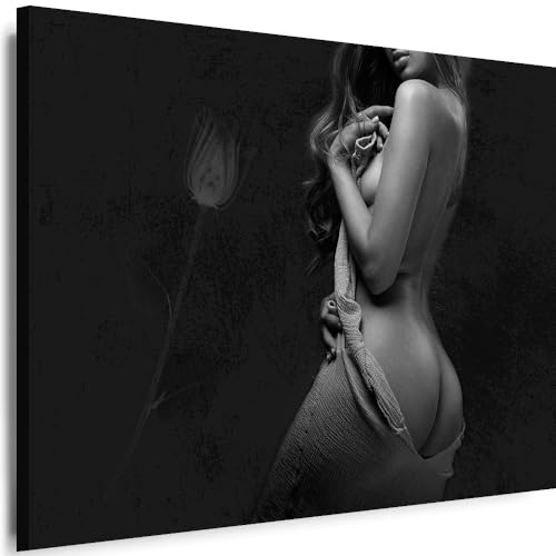 Myartstyle - Bilder Erotik Frau 60 x 40 cm Leinwandbilder Xxl - 1 Teilige Wandbilder Akt Sexy Girl Modern Kunstdrucke w-a-2025-13