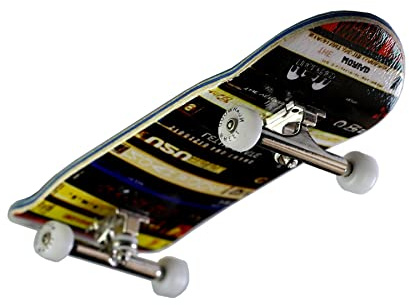 NOAHWOOD Fingerboard Complete Set (NW8s 360flip Deck) + (Prince 34mm Trucks) + (Handmade Wheels)(97X34mm Maple Wooden) (Tape)