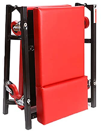 ARCH Faltbare Rollbrett Werkstatt, Werkstatthocker, Kunststoffkrescher Mit Flexiblem Universalläufer Und Weicher Kopfstütze, Auffahrrampe Pkw for Wartungswagen (Color : 36 inch, Size : Regular Wheel)