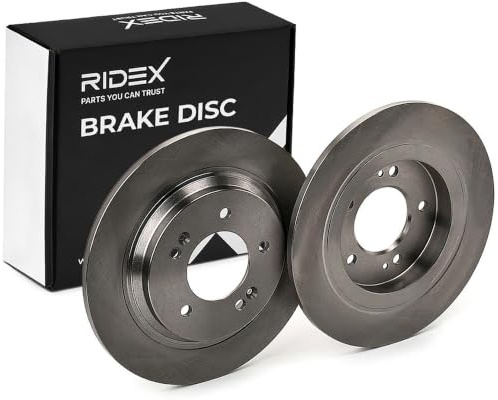 RIDEX 82B1906 2x Bremsscheiben Hinten Ø284mm voll Kompatibel mit HYUNDAI Kona OS 584113Q000 584113R700 584113V500