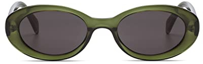 KOMONO Ana Unisex Oval Cellulosepropionat-Sonnenbrille für Damen und Herren mit UV-Schutz und kratzfesten Gläsern