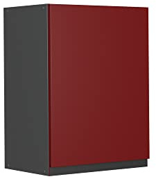 Vicco Hängeschrank R-Line, Rot, 45 cm | 1 Tür · 1 Einlegeboden · Tiefe – 31 cm · ✓ Frei kombinierbar · ✓ Praktischer Stauraum