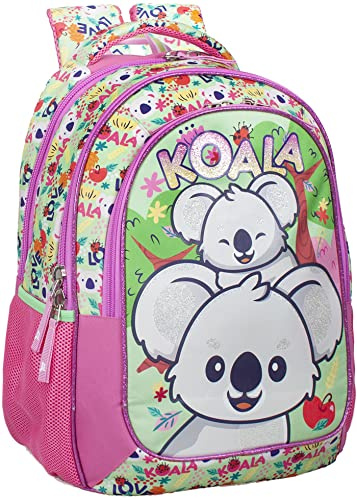 Julian Ross Ergonomischer Schulrucksack für Kinder, 33x15x43cm, 3 Fächer, Netz für Trinkflasche, Gepolsterte Träger, Griff, Gefüttertes Innenfach, Rucksack Jungen und Mädchen
