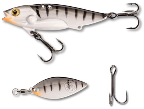 LMAB Techno Vibe - Vibration Bait - 3 Größen, Zikade, Blade Bait, Lipless Crankbait, Angelköder zum Raubfischangeln, Angel Köder für Zander & Barsch, Zikaden