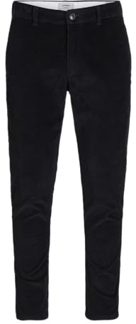 JREBMICHAEL Slim Corduroy, Nero, 30W x 32L