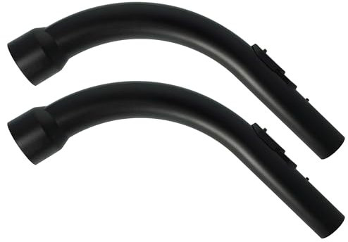 vhbw 2x Griff kompatibel mit Miele S711-1, S714-1, S712, S712-1, S714 Staubsauger - Handgriff, Ersatzteil, 35 mm Anschluss, 34 cm Lang