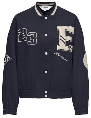 Only Onlchara L/S baseballjacka Xt Pnt, nattsky, l, natthimmel, L