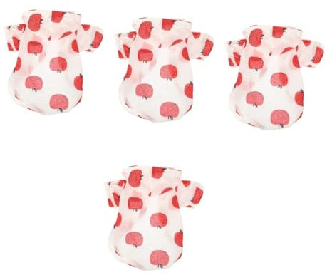 BESPORTBLE 4stücke Puppy Sunscreen Hoodie Für Hunde Leichte Atmungsaktive Sonnenschutzkleidung Mit Kapuze Für Sommeraktivitäten Für Kleine Und Mittelgroße Hunde